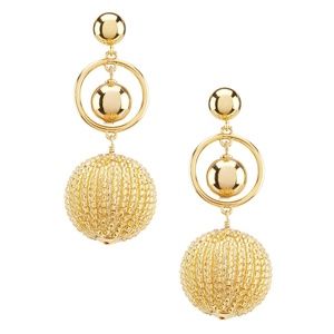 NEW Kate Spade 14K Gold Beads and Baubles Earrings